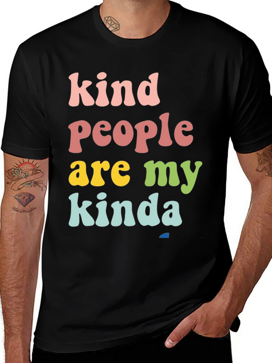 Kind People T-Shirt - Retro Colorful Design