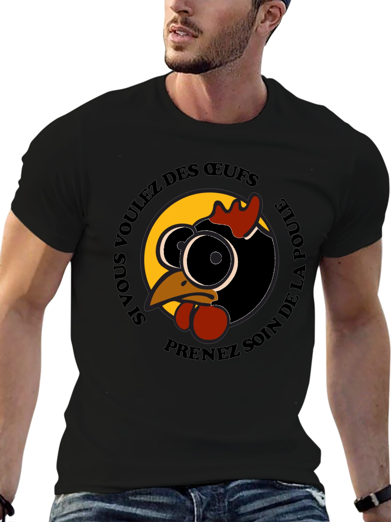 Funny French Chicken T-Shirt