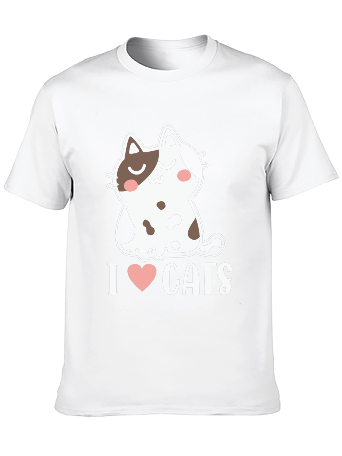 I Heart Cats T-Shirt - Cute Kitten Graphic Tee