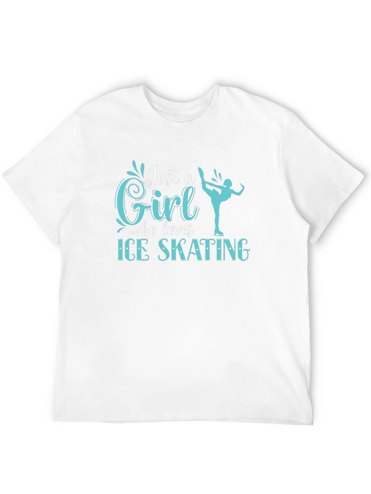 Just a Girl Who Loves Ice Skating T-Shirt