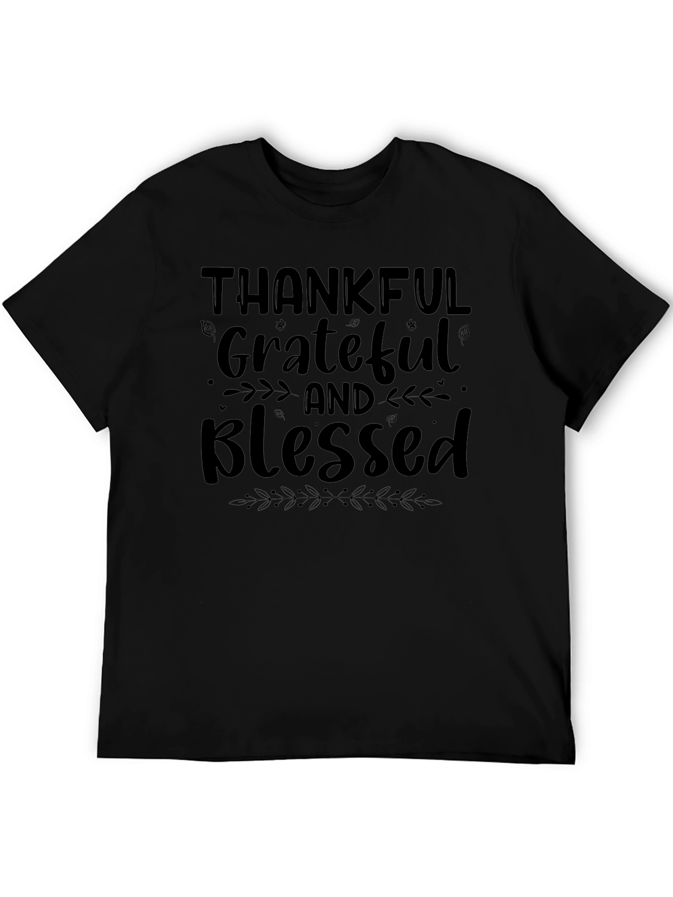Thankful Grateful & Blessed Tee