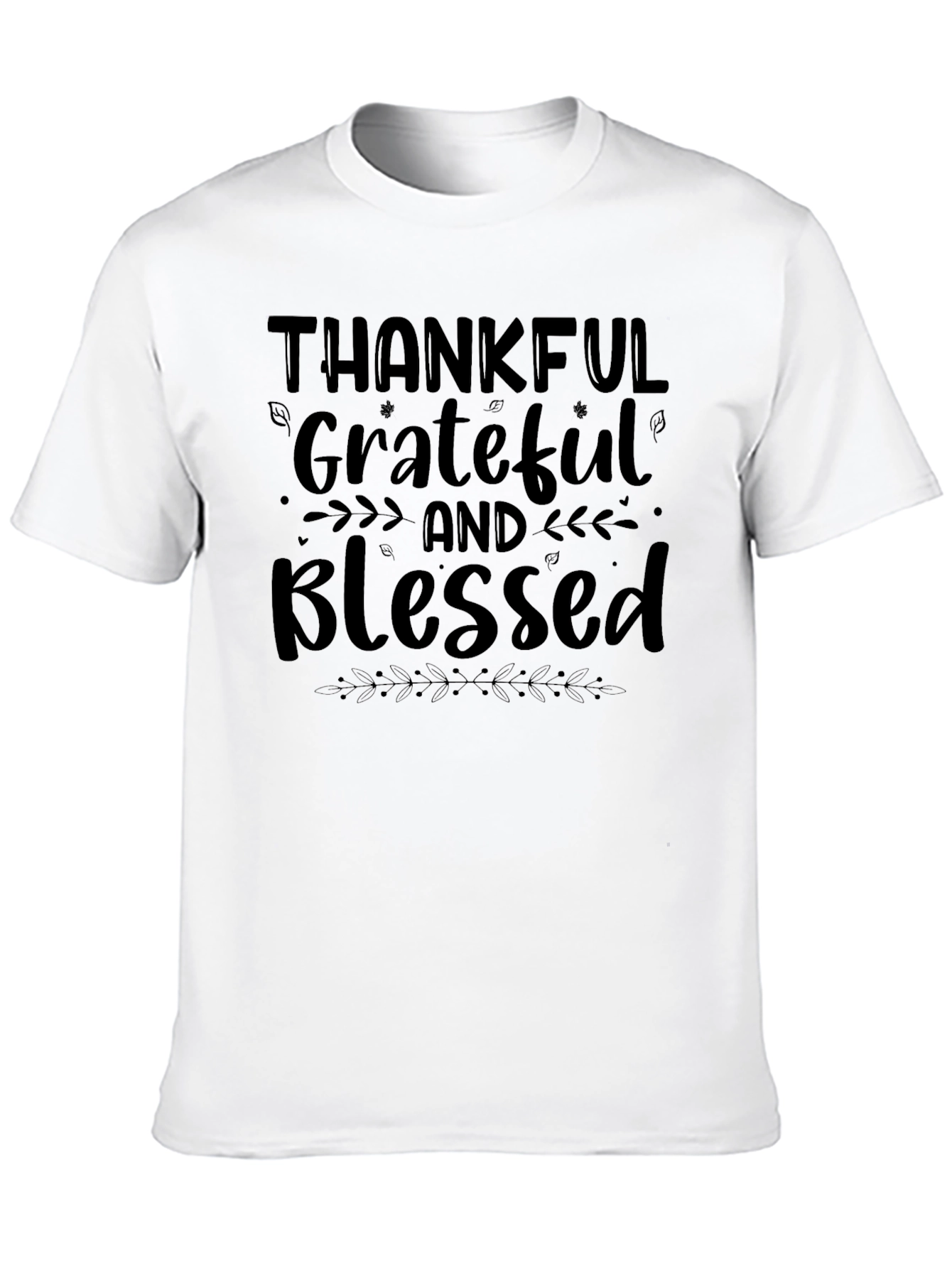Thankful Grateful & Blessed Tee