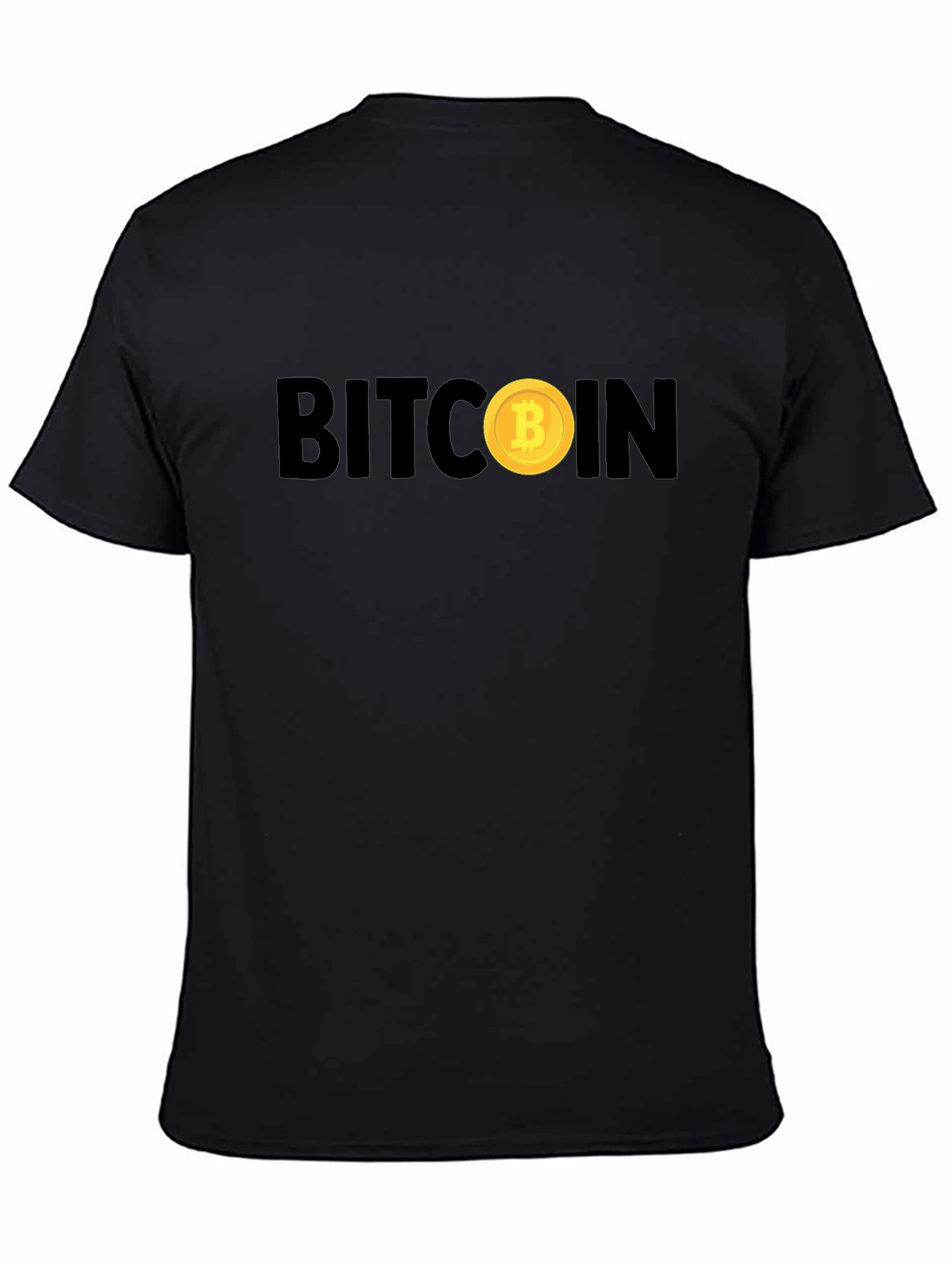 Bitcoin Black T-Shirt - Crypto Currency Tee
