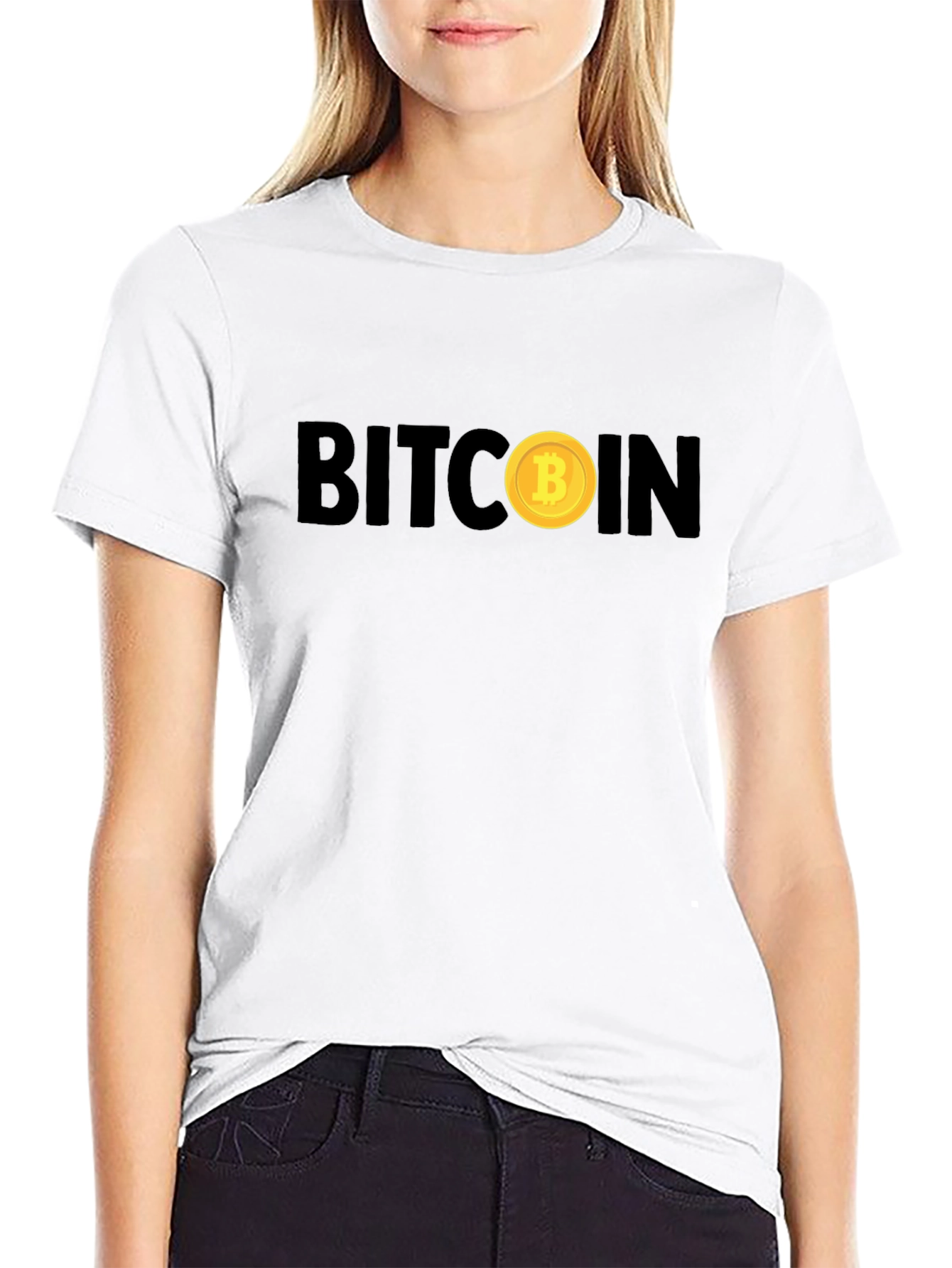 Bitcoin Black T-Shirt - Crypto Currency Tee