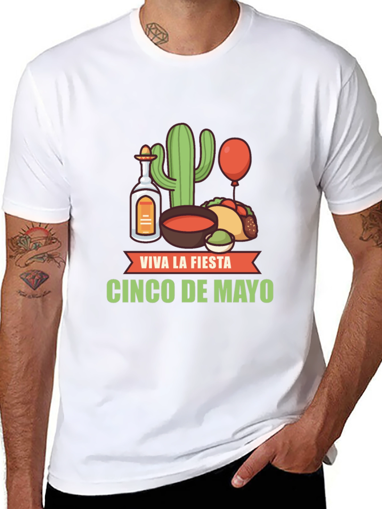 Cinco de Mayo Fiesta T-Shirt - Black