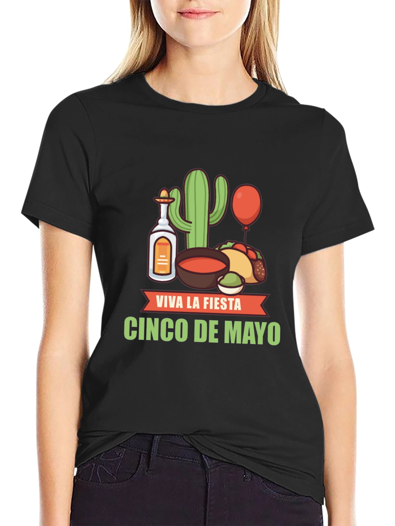 Cinco de Mayo Fiesta T-Shirt - Black