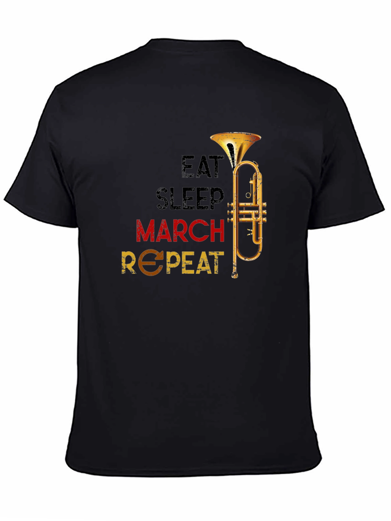 Eat Sleep March Repeat Trumpet T-Shirt