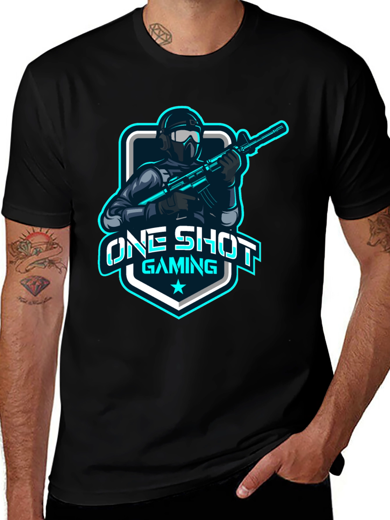 One Shot Gaming T-Shirt: Gamer Style