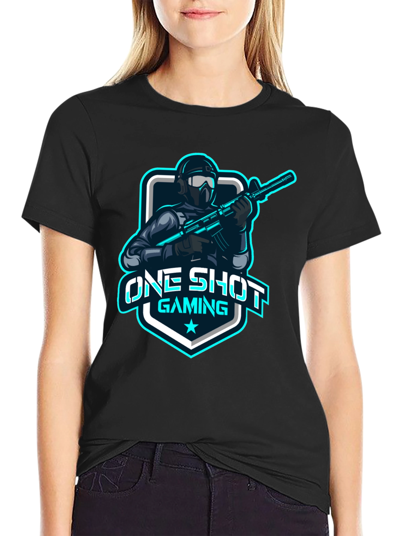 One Shot Gaming T-Shirt: Gamer Style