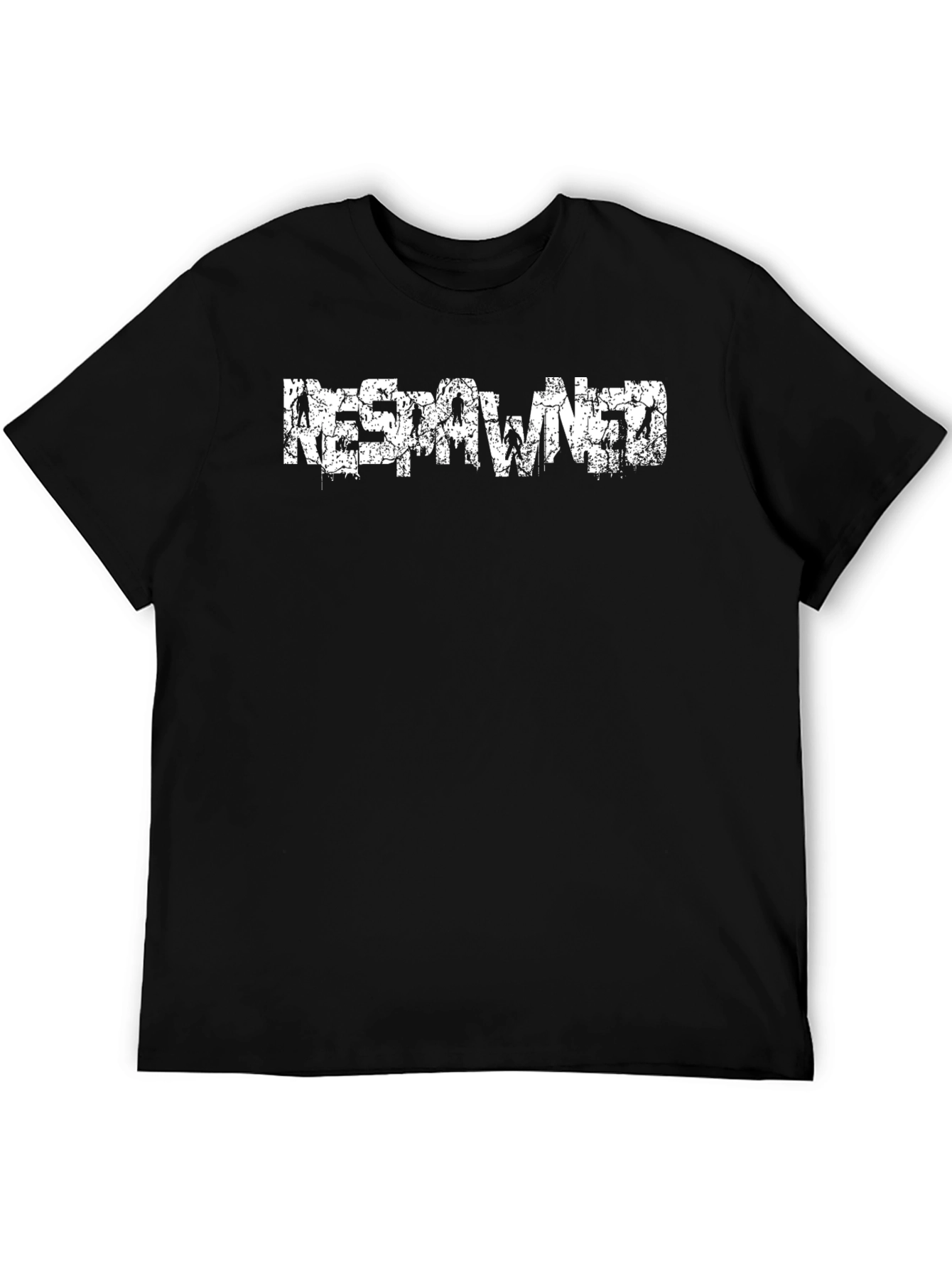 Respawned Black Graphic Tee
