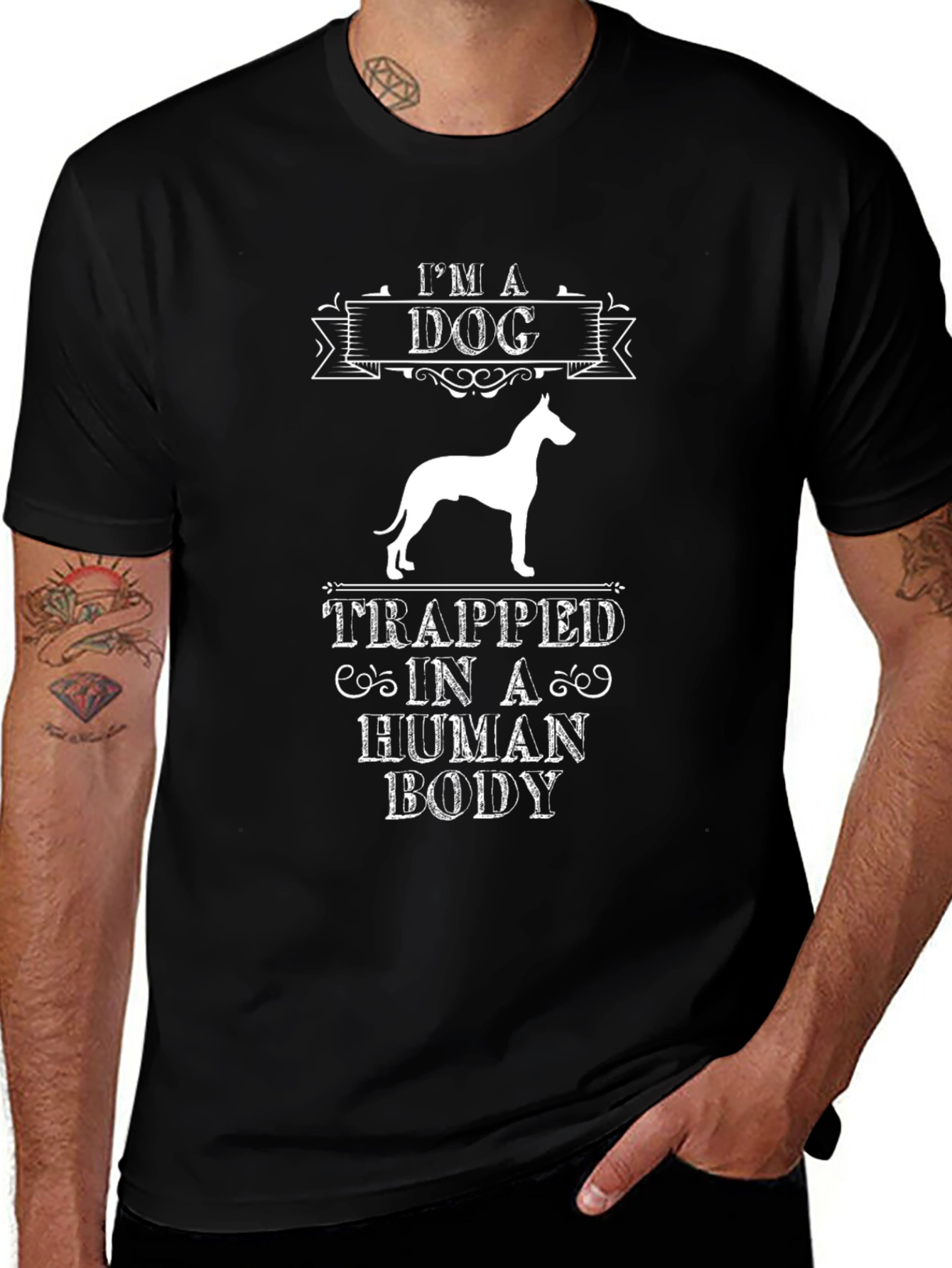 Im A Dog Trapped In A Human Body T-Shirt