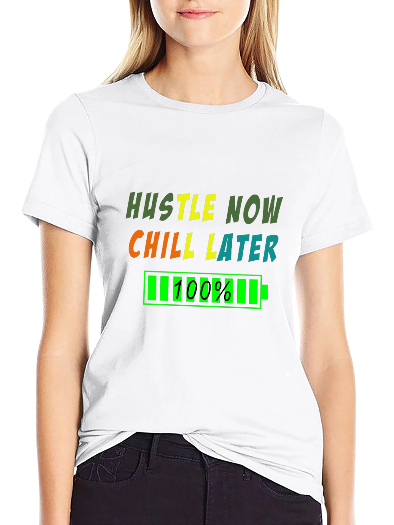 Hustle Now Chill Later Graphic T-Shirt