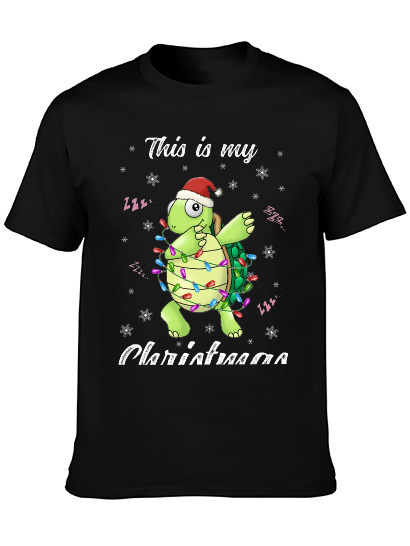 Festive Turtle Christmas T-Shirt