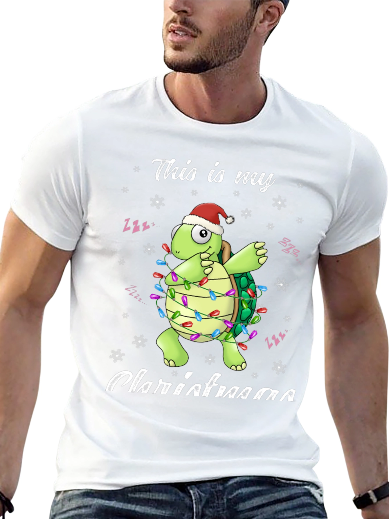 Festive Turtle Christmas T-Shirt