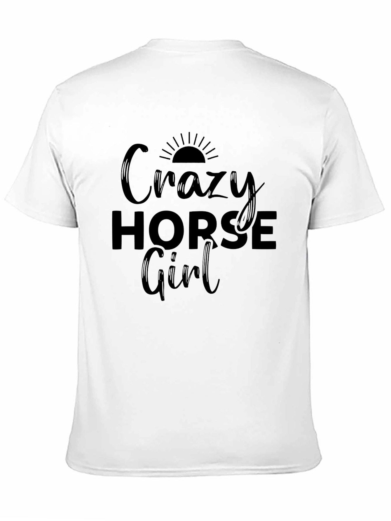 Crazy Horse Girl T-Shirt - Womens Graphic Tee