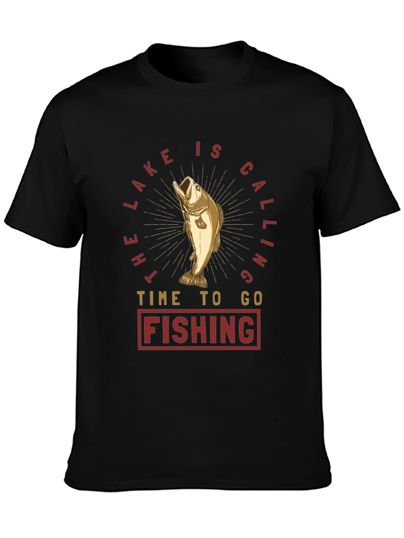 The Lake is Calling T-Shirt - Fishing Graphic Tee