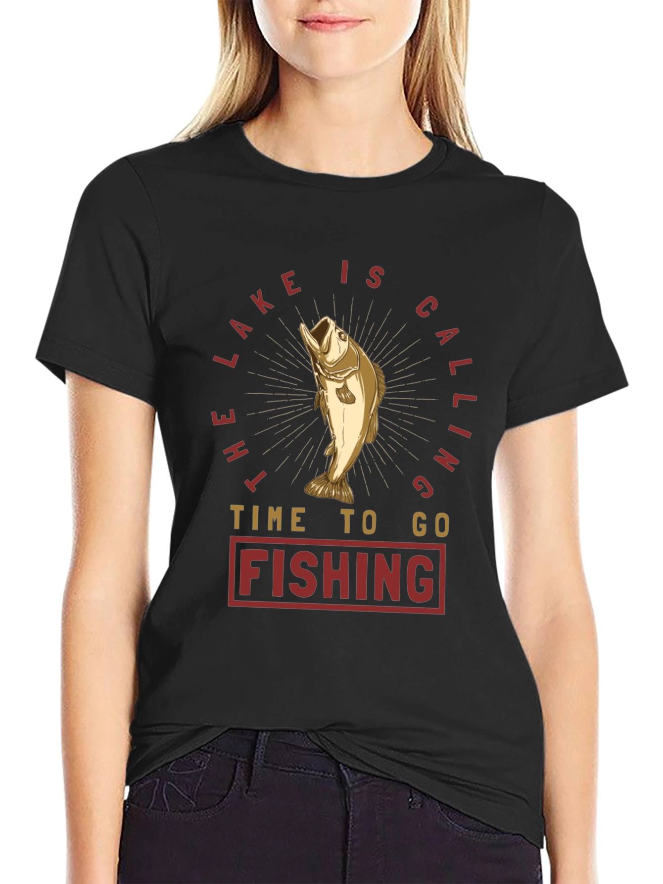 The Lake is Calling T-Shirt - Fishing Graphic Tee
