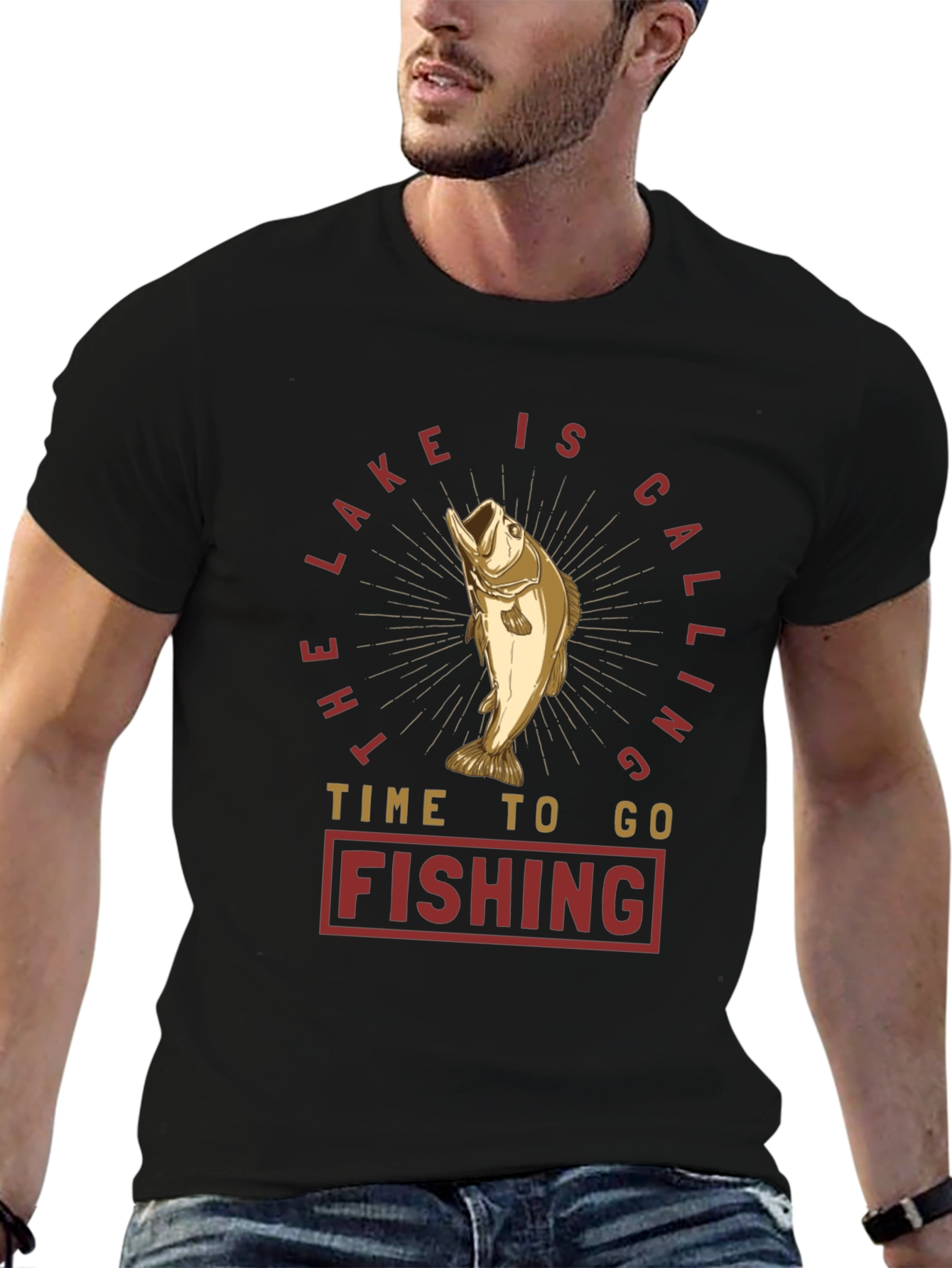 The Lake is Calling T-Shirt - Fishing Graphic Tee