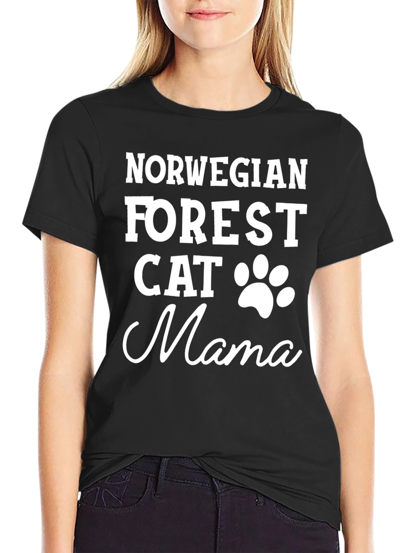 Norwegian Forest Cat Mama T-Shirt