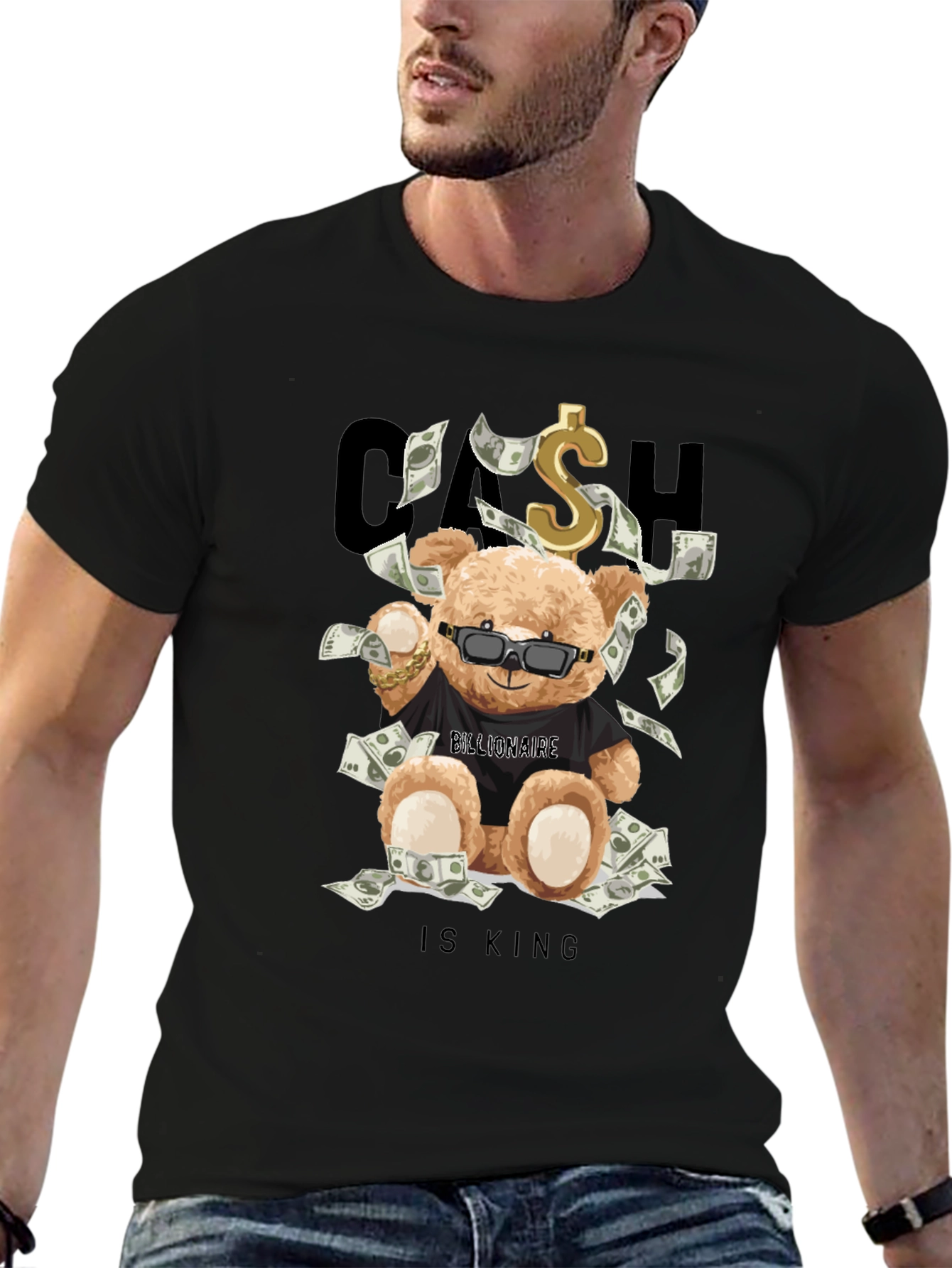 Cash Is King Bear T-Shirt