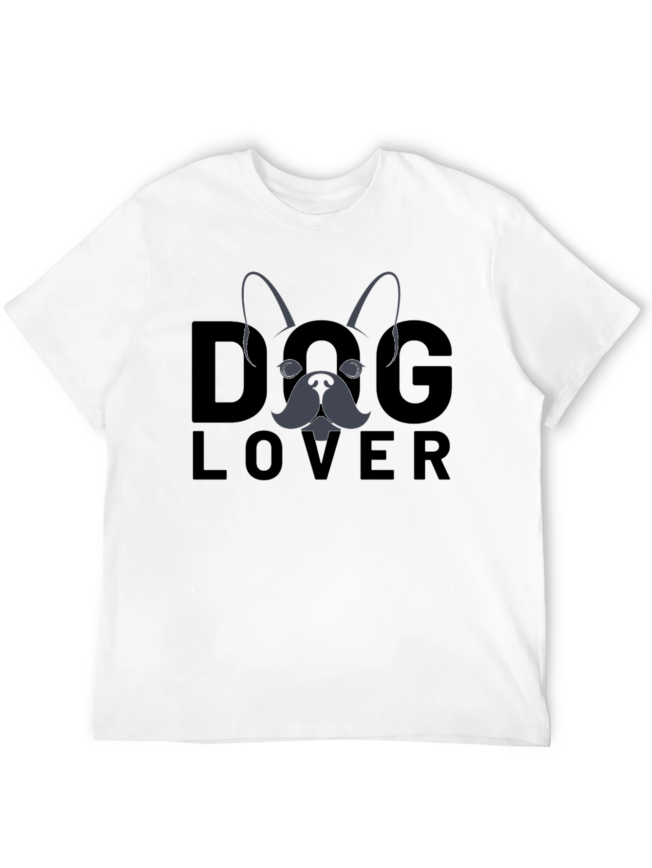 Dog Lover Graphic T-Shirt - Black