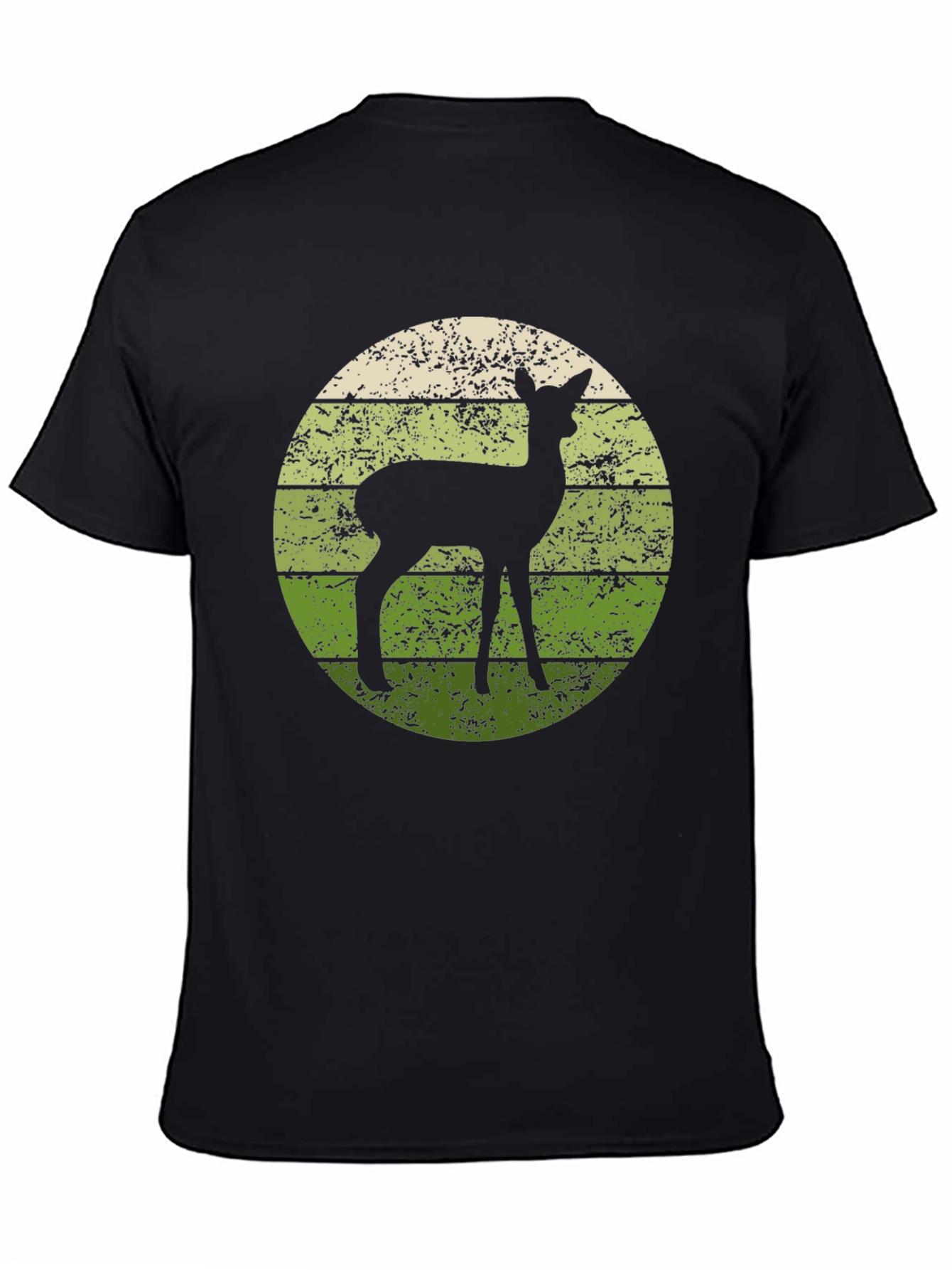 Retro Deer Graphic T-Shirt