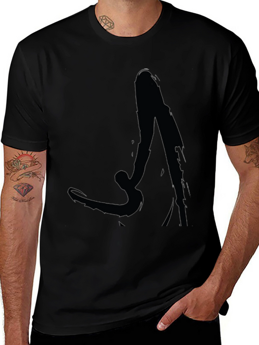 Abstract Art Tee - Black
