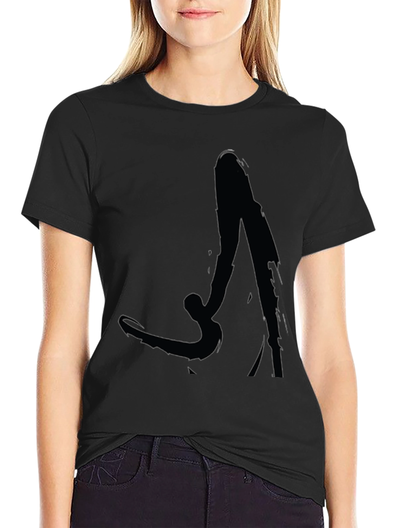 Abstract Art Tee - Black