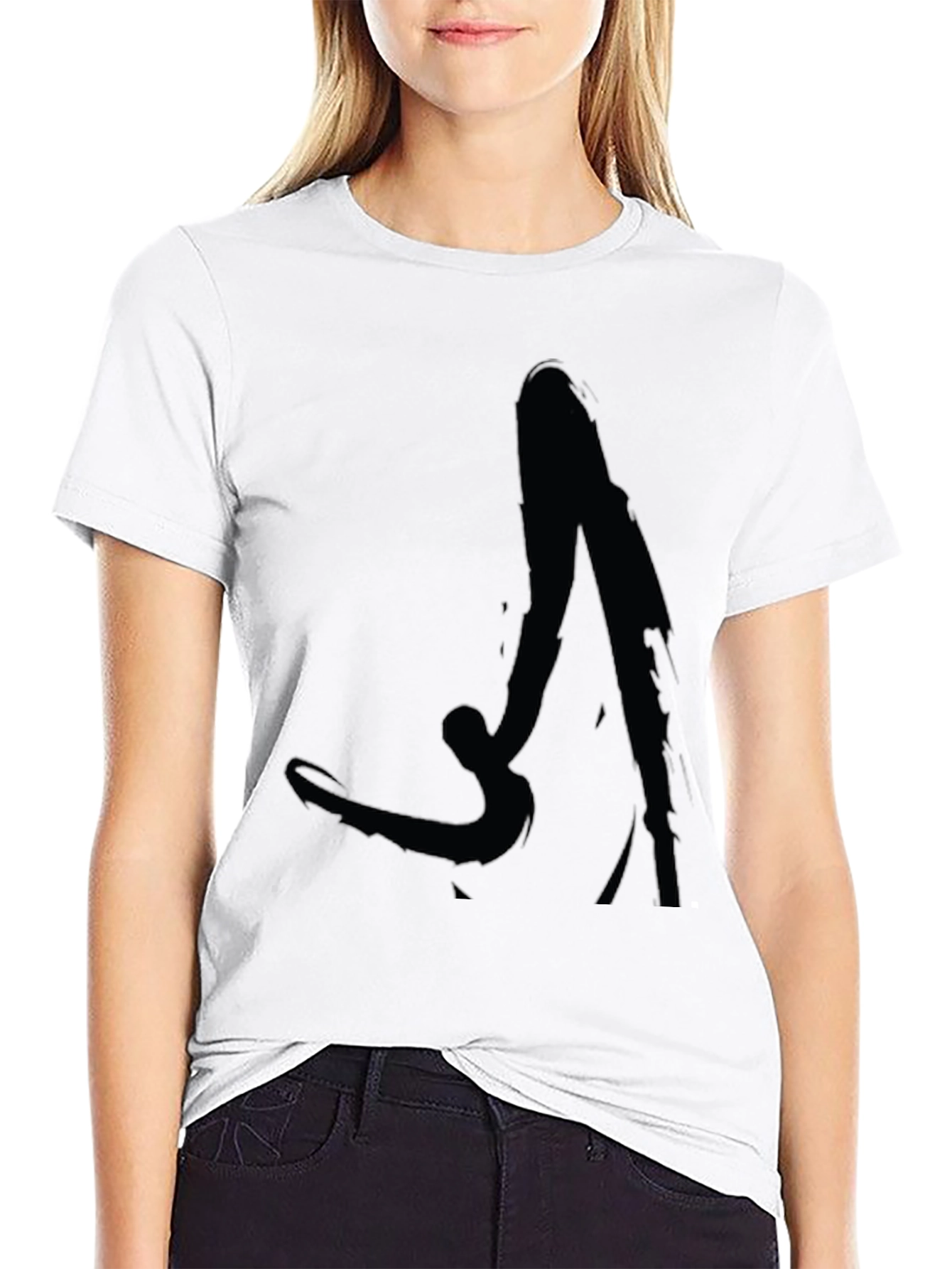Abstract Art Tee - Black
