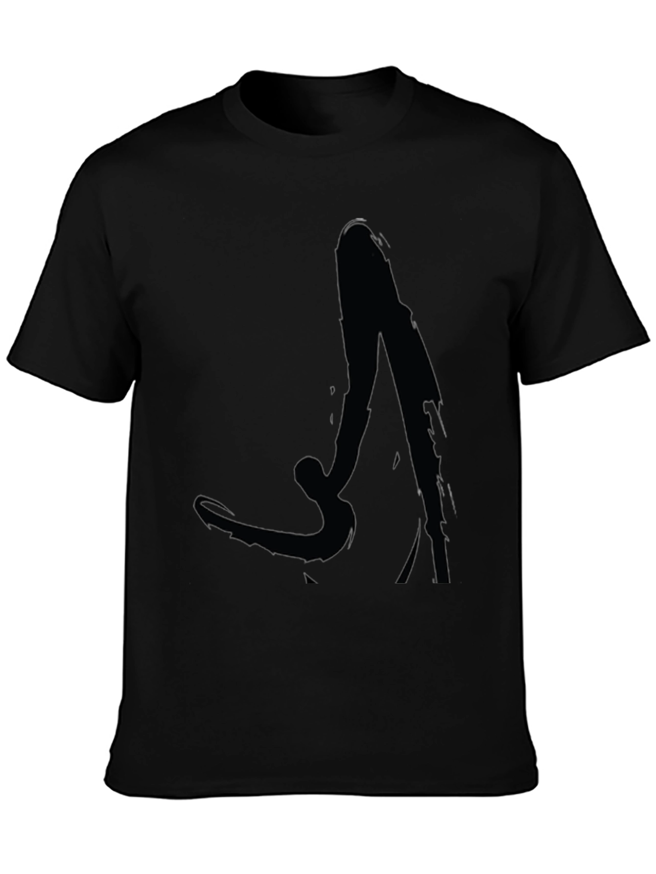 Abstract Art Tee - Black