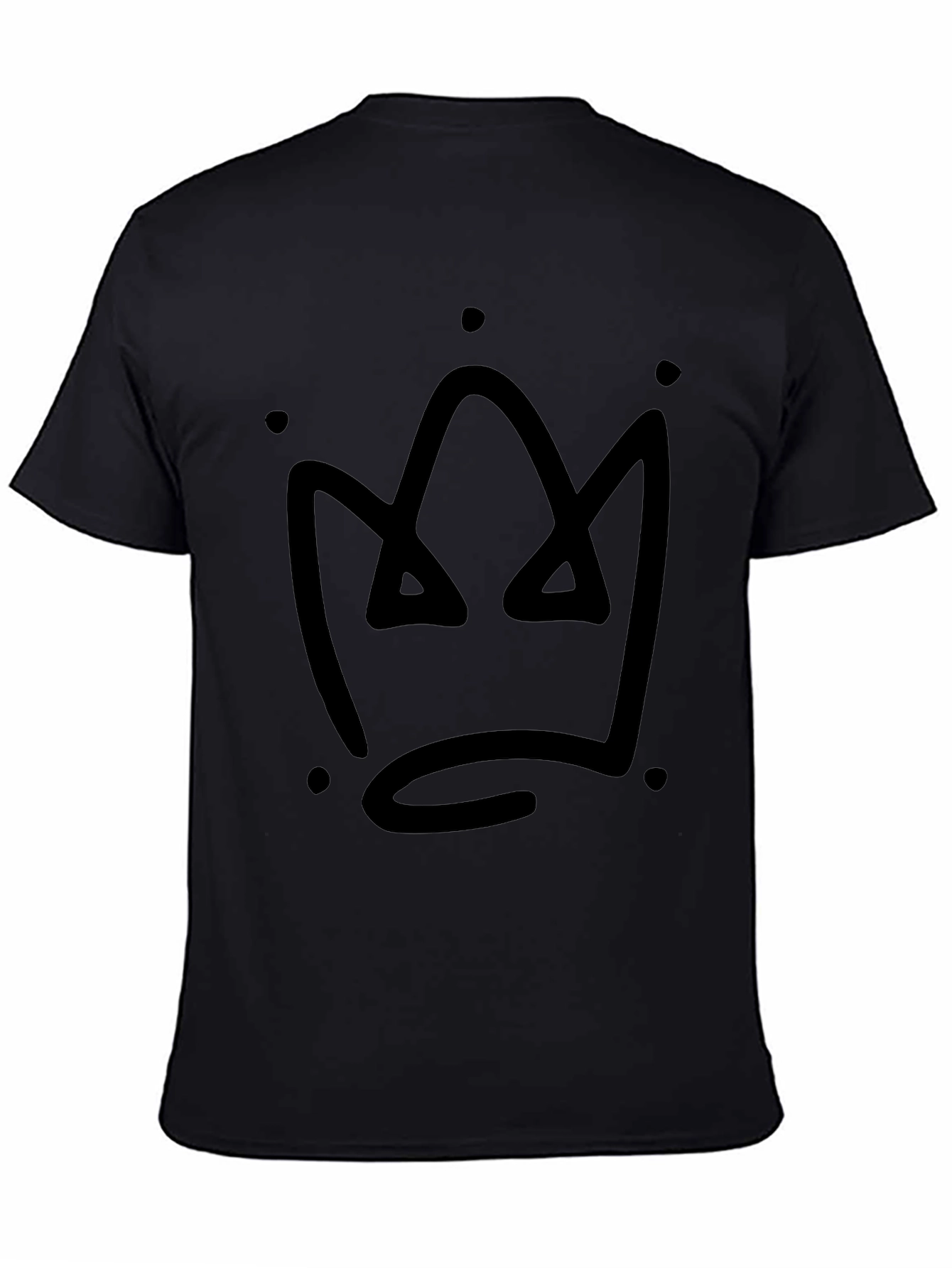 Crown Graphic Black T-Shirt
