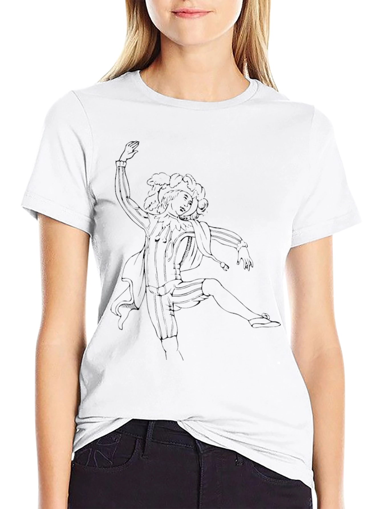 Renaissance Man Graphic Tee - Black Cotton T-Shirt
