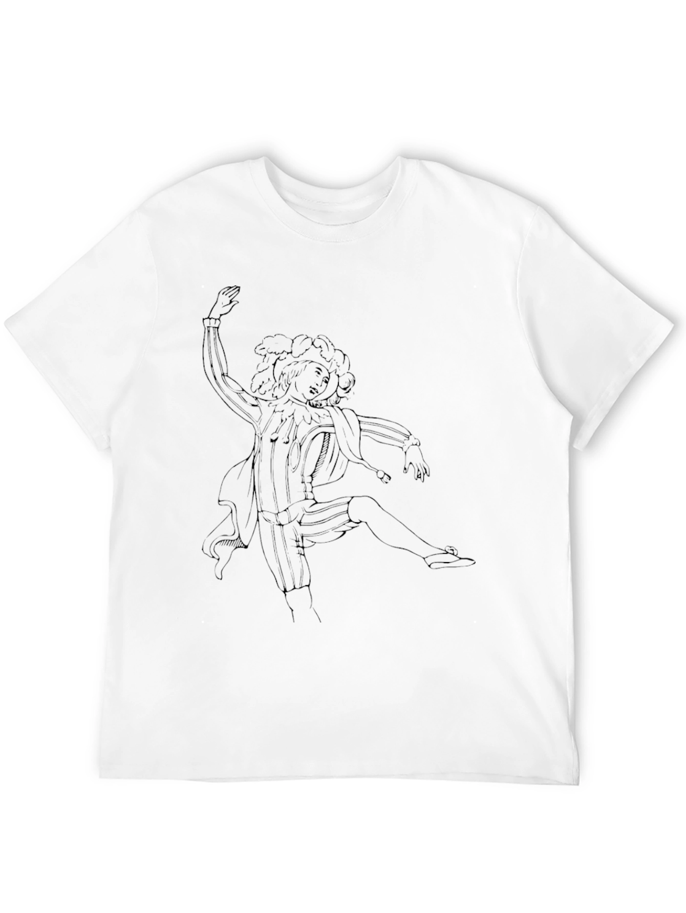 Renaissance Man Graphic Tee - Black Cotton T-Shirt