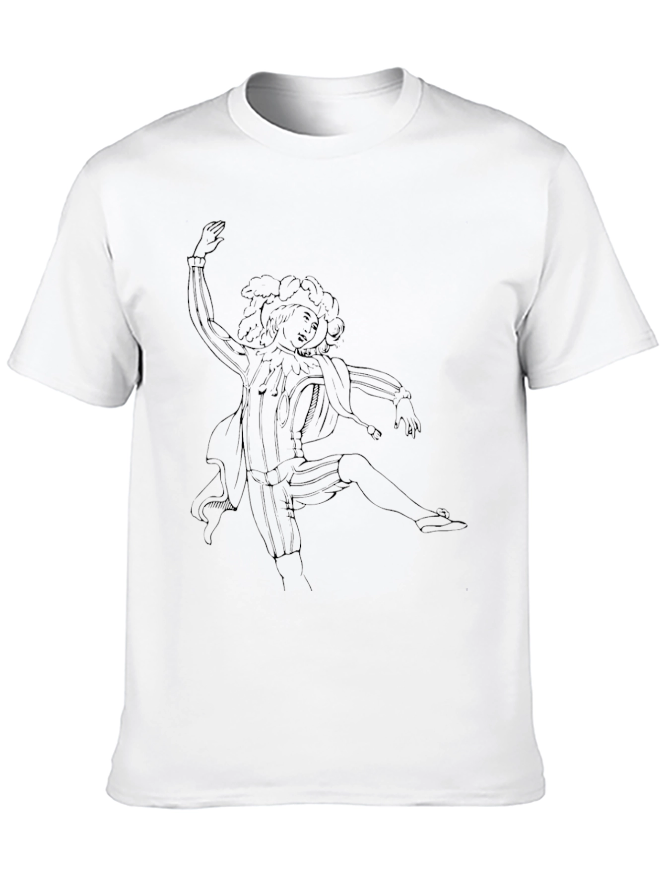 Renaissance Man Graphic Tee - Black Cotton T-Shirt