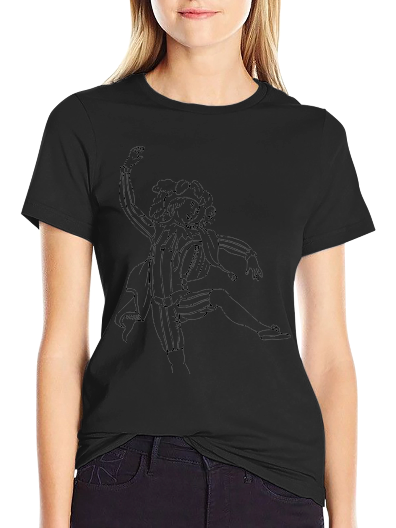 Renaissance Man Graphic Tee - Black Cotton T-Shirt
