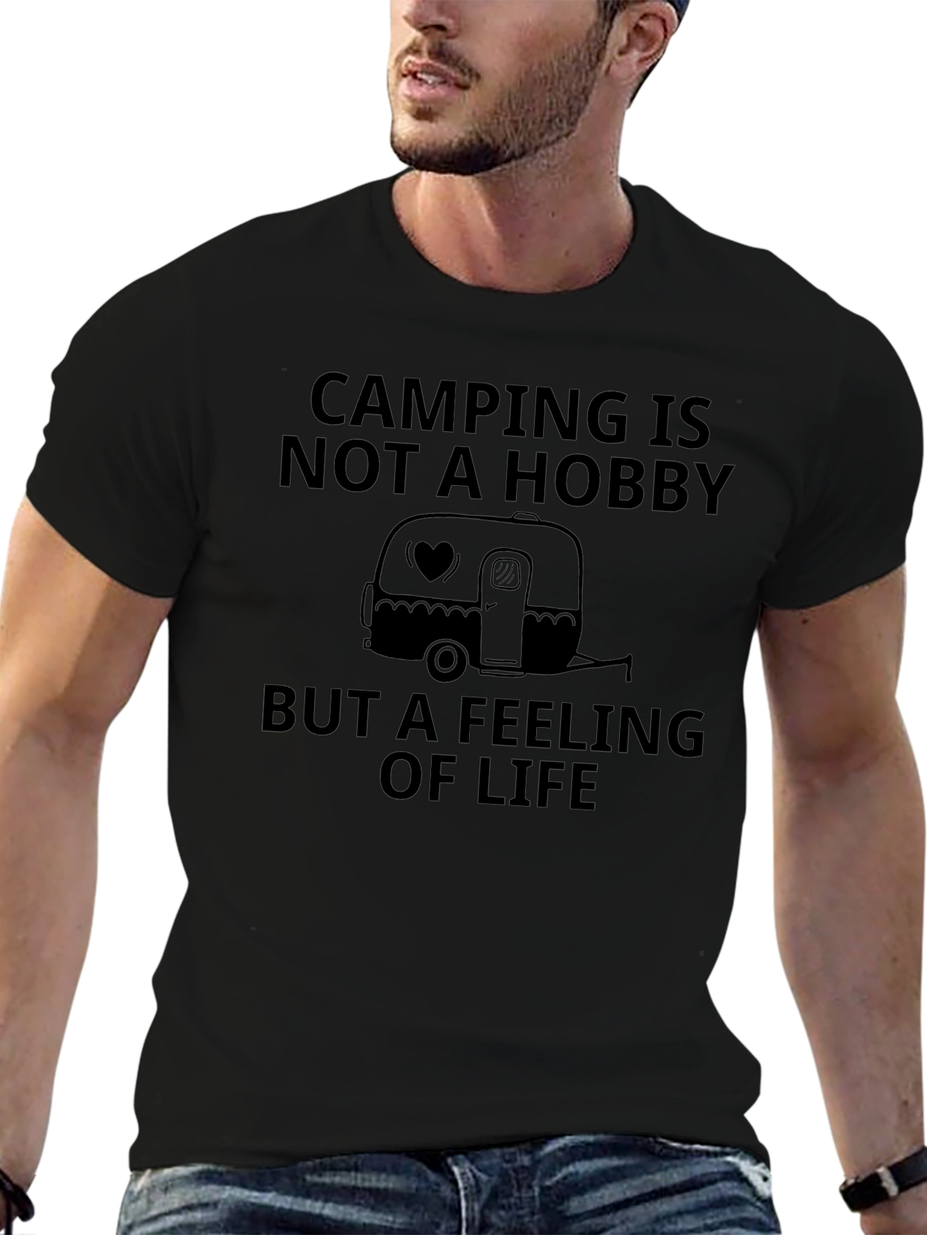 Camping Is Not A Hobby Graphic T-Shirt
