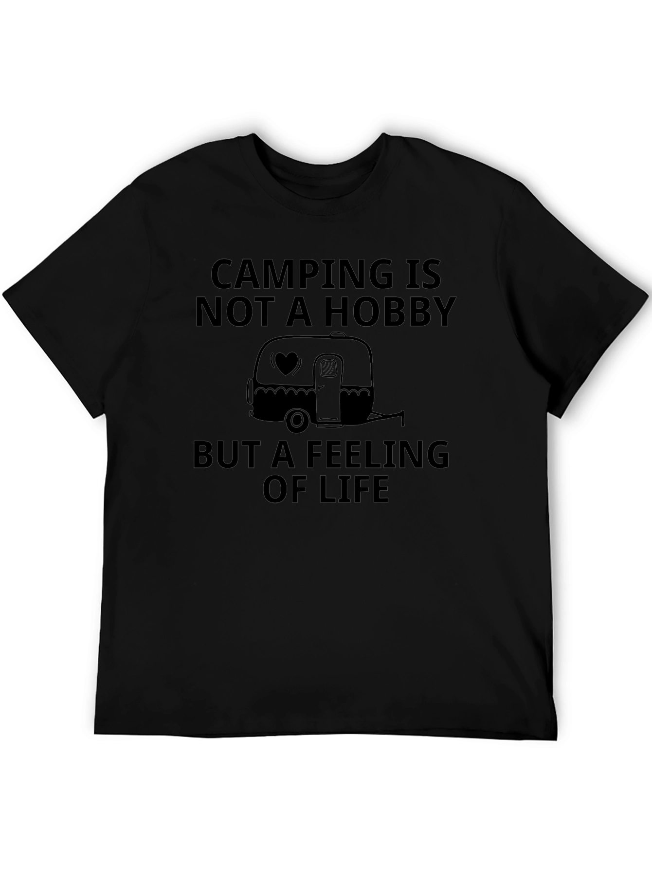 Camping Is Not A Hobby Graphic T-Shirt