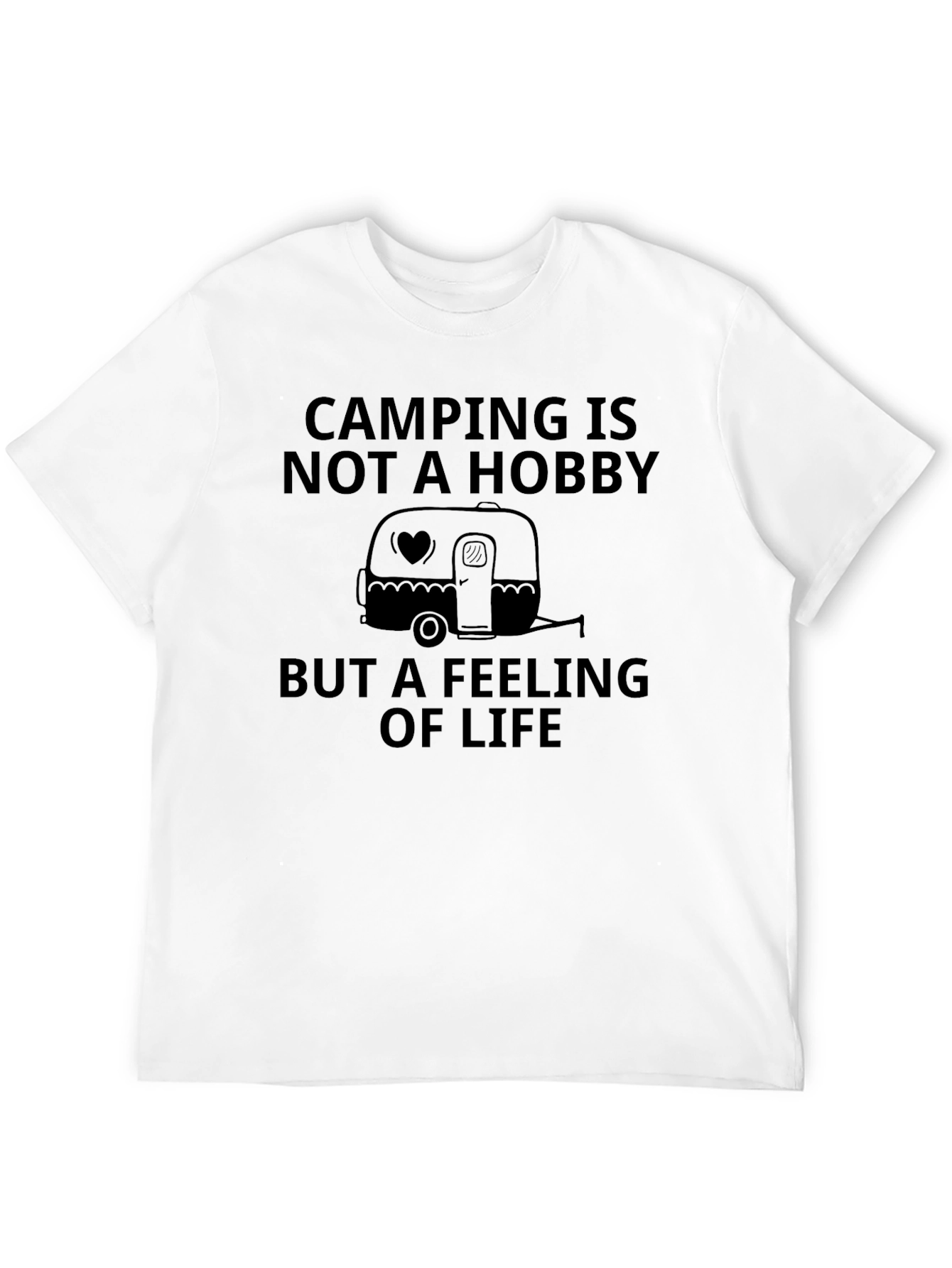 Camping Is Not A Hobby Graphic T-Shirt