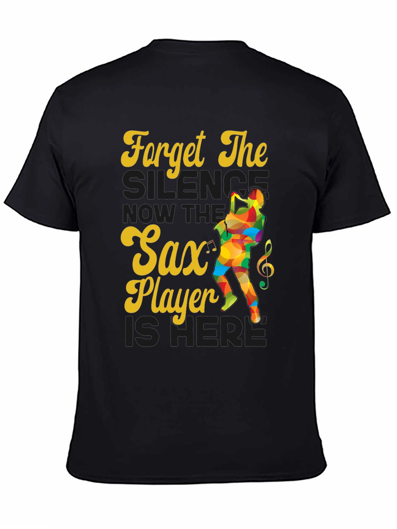 Sax Player Graphic Tee - Forget The Silence!