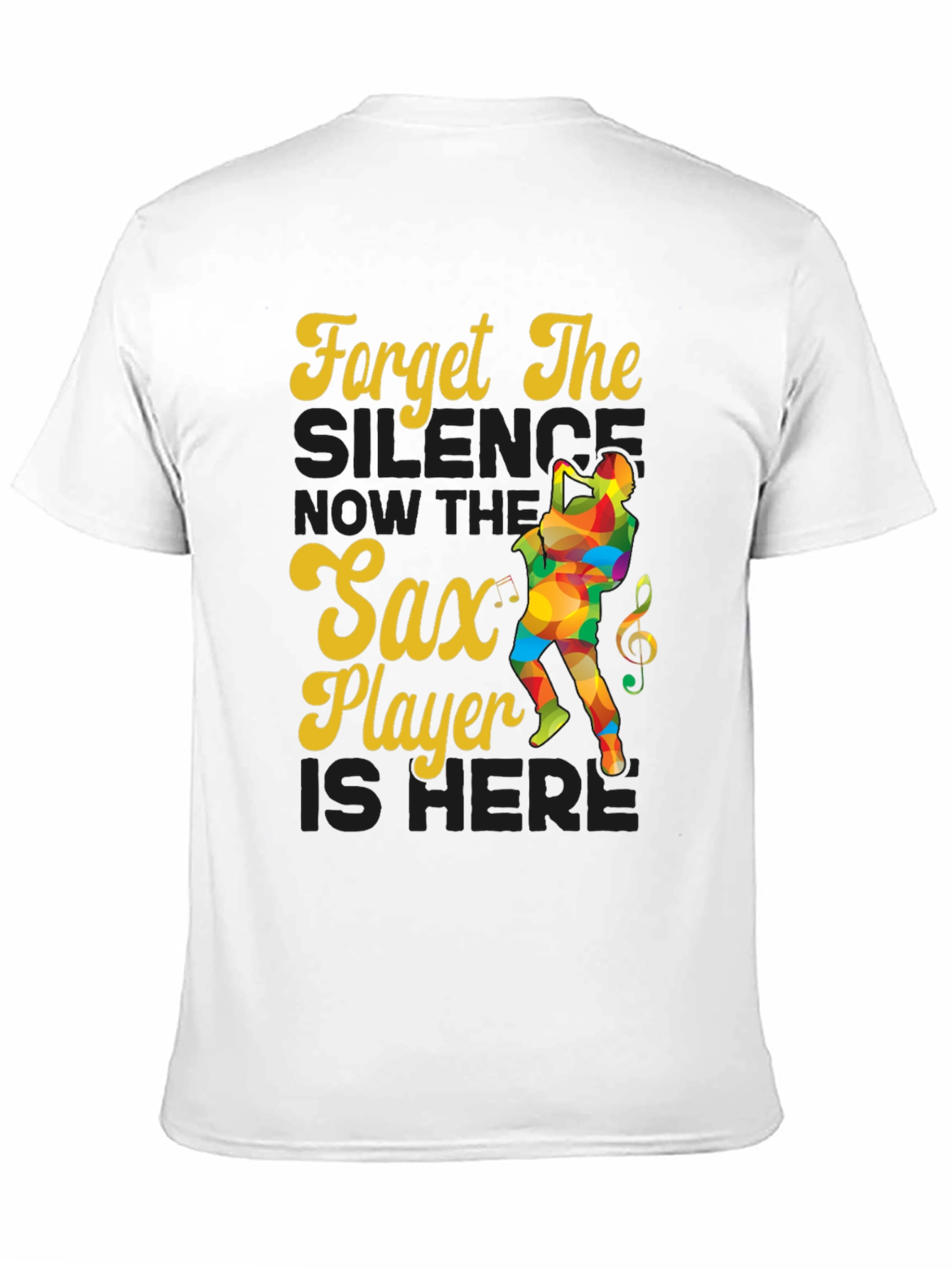 Sax Player Graphic Tee - Forget The Silence!