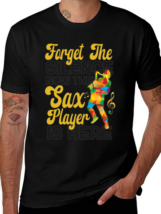 Sax Player Graphic Tee - Forget The Silence!
