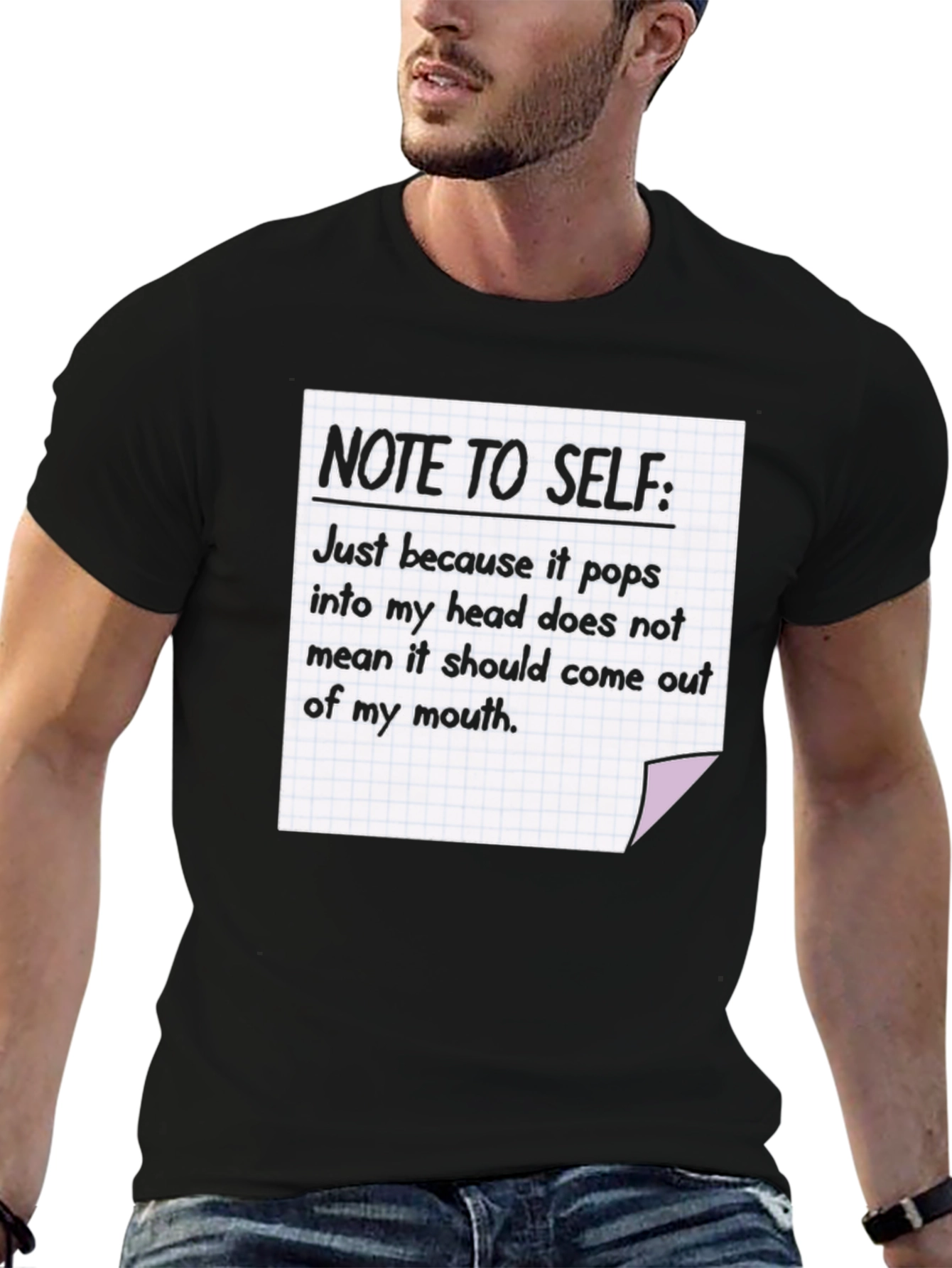 Note To Self T-Shirt Funny Sarcastic Tee