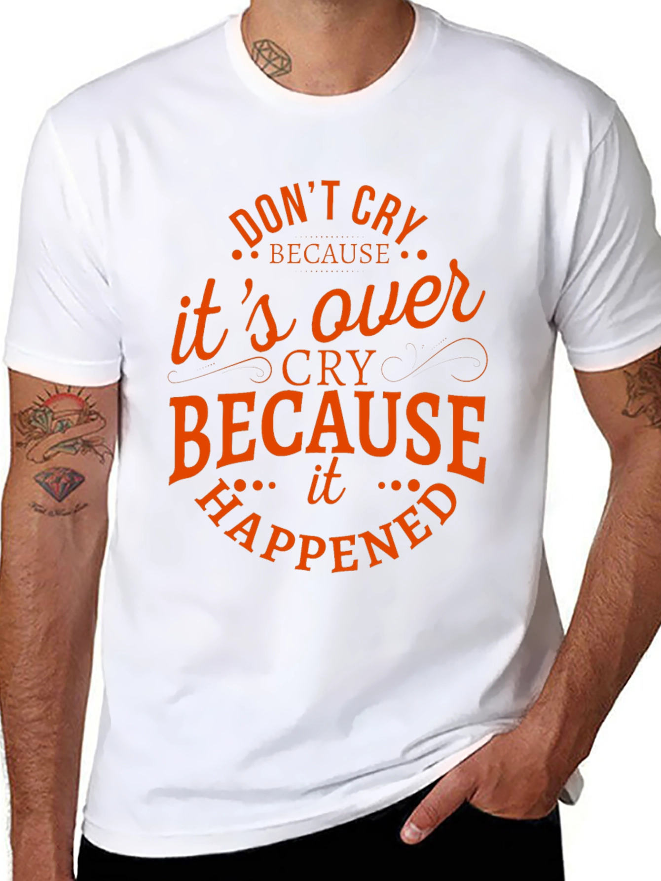 Dont Cry T-Shirt - Motivational Tee