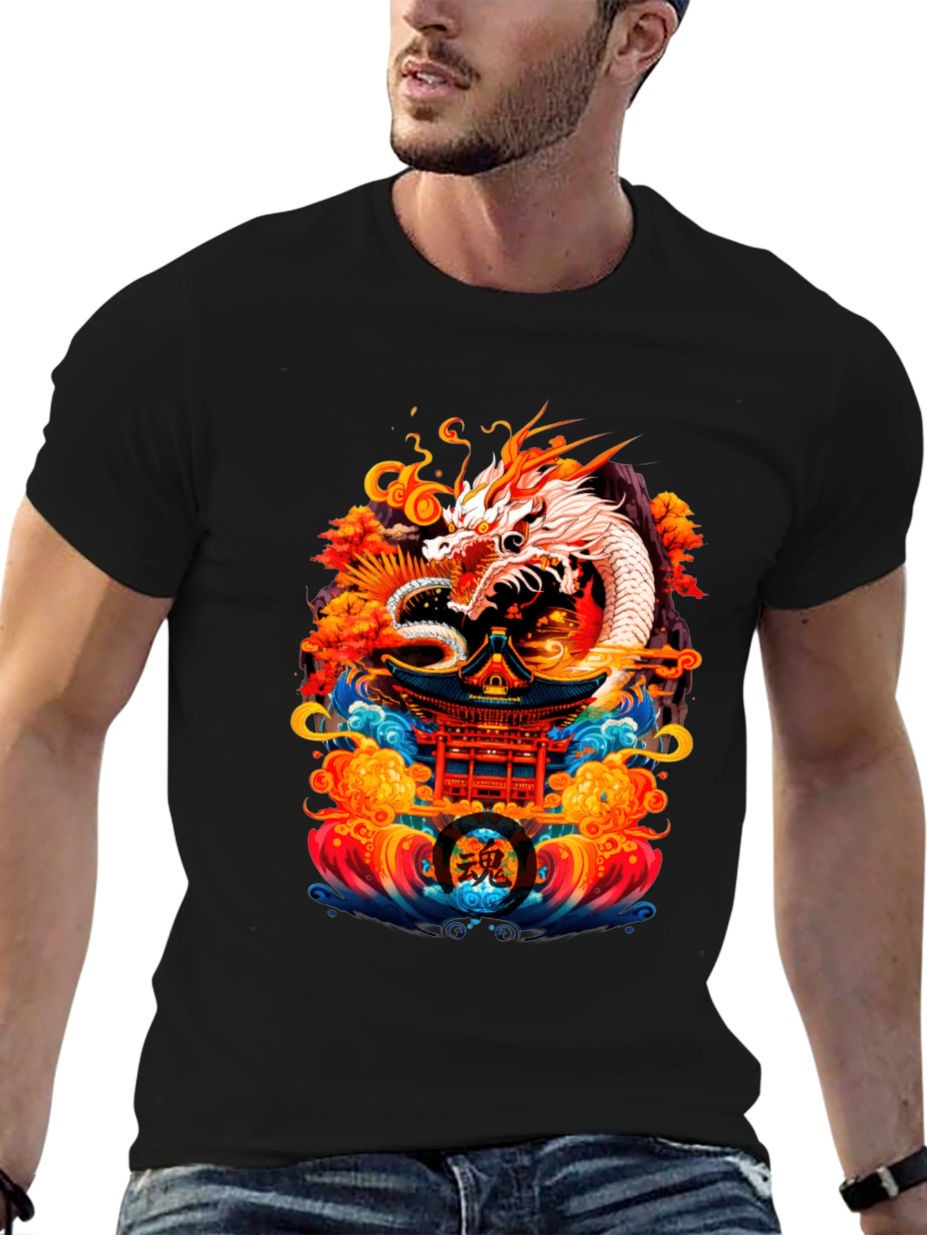 Dragon Temple Graphic Tee