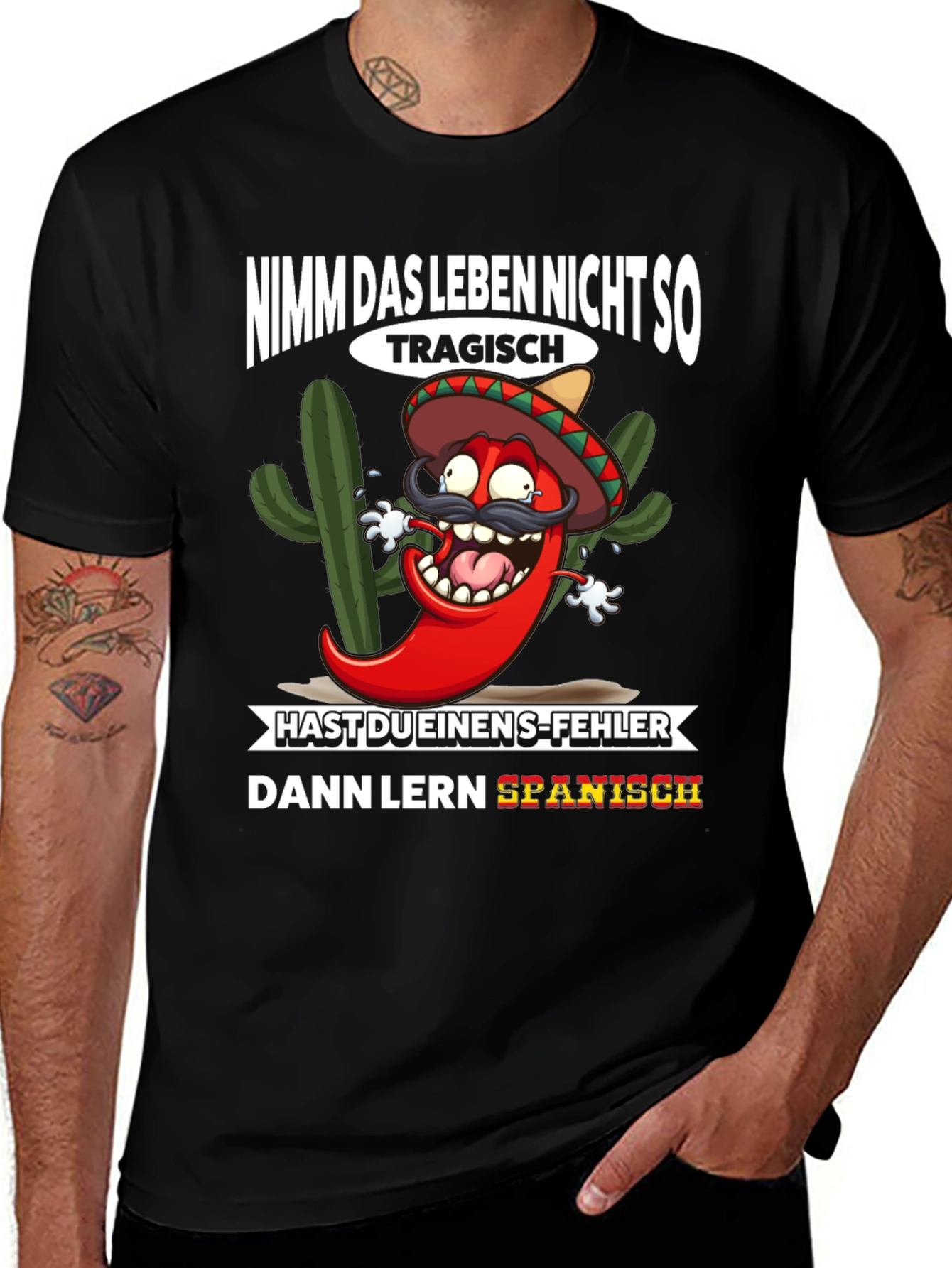 Funny Spicy Chili Pepper Graphic T-Shirt