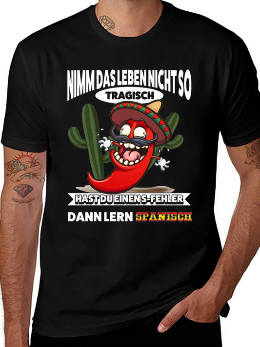 Funny Spicy Chili Pepper Graphic T-Shirt