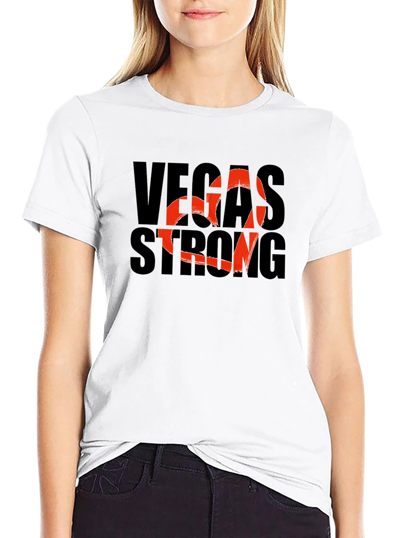 Vegas Strong Graphic T-Shirt - Support Las Vegas!