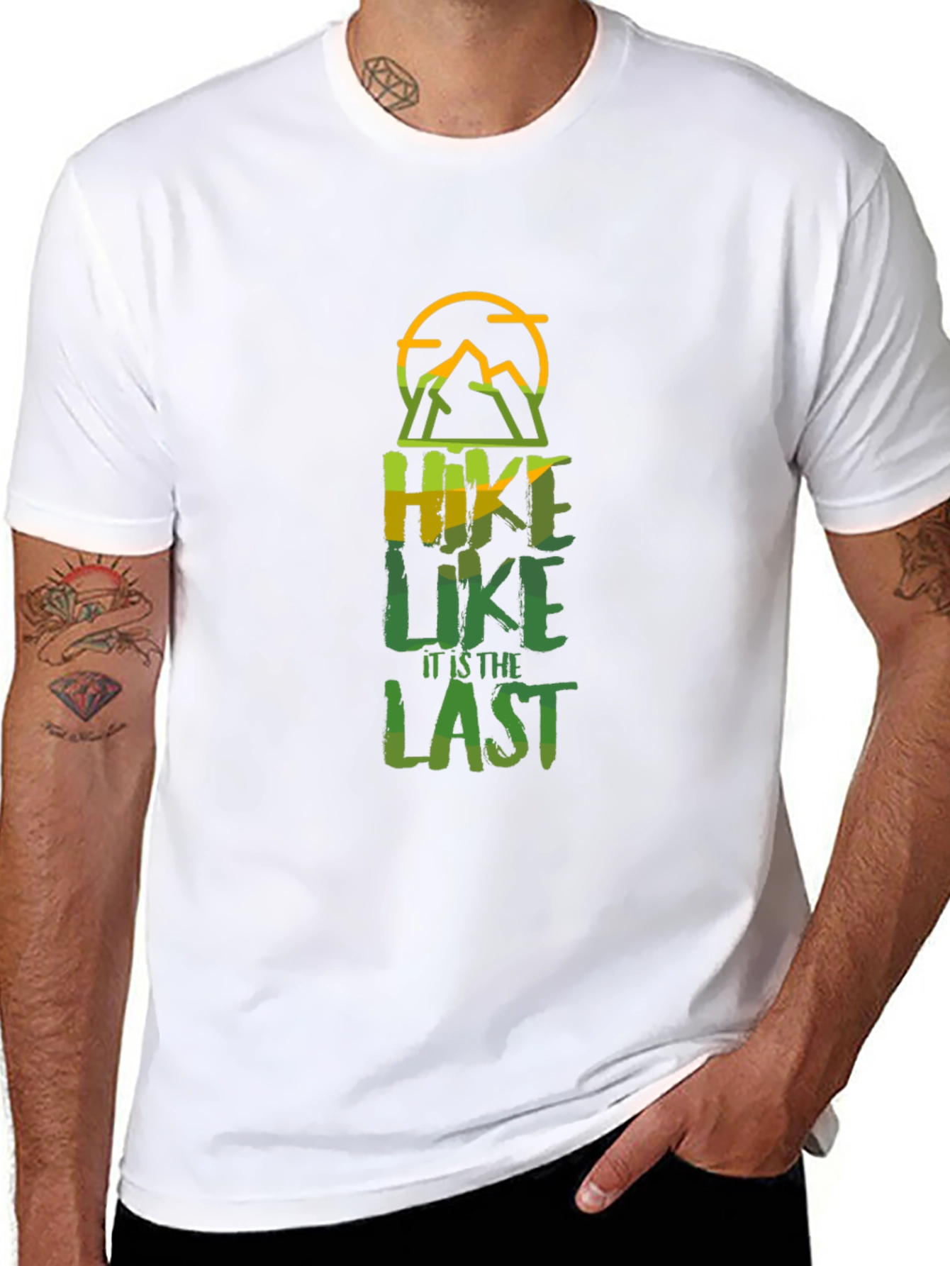 Hike Like Its the Last T-Shirt - Black