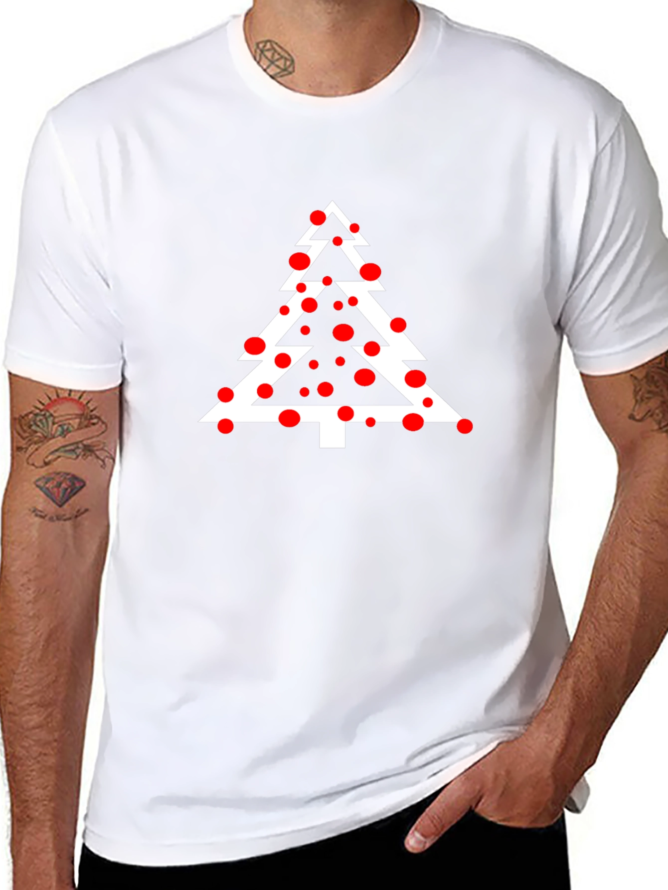Festive Christmas Tree T-Shirt - Holiday Style