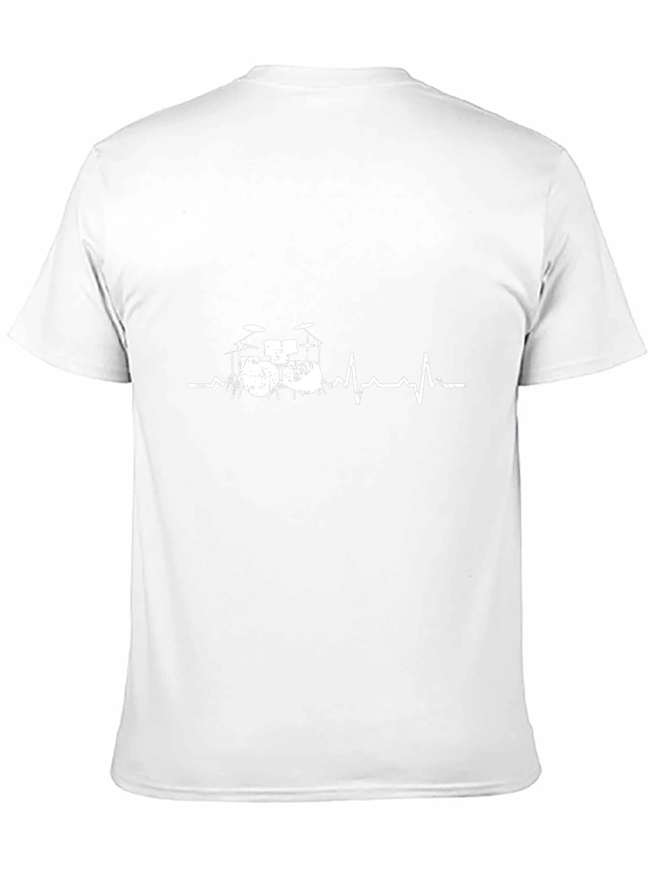 Drum Beat Heartbeat Black T-Shirt
